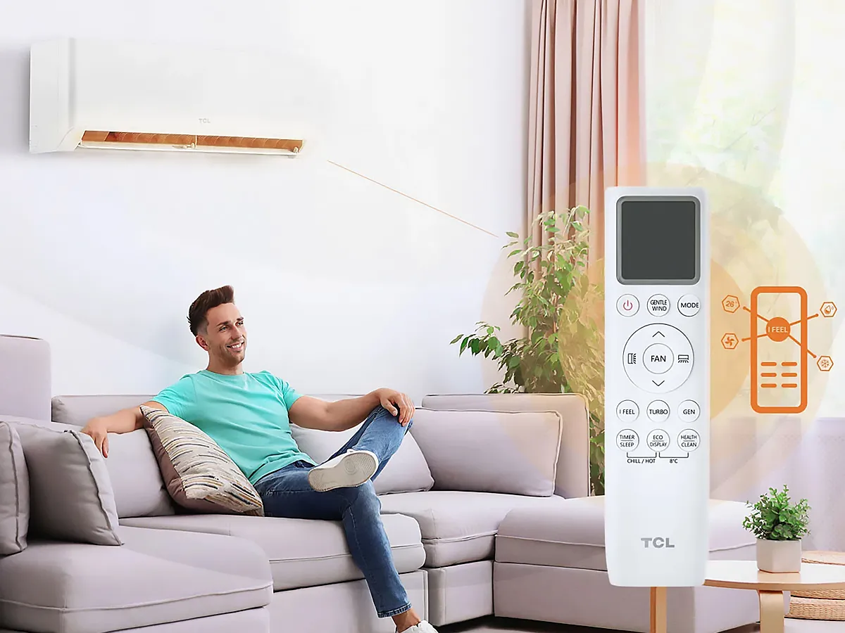Mod „I Feel” al aparatului de aer condiționat TCL Ocarina BreezeIN