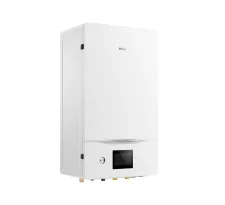 Unitate interioară a sistemului split aer-apă cu pompă de căldură Haier Super Aqua, vedere laterală