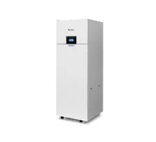 Unitate interioară a sistemului split aer-apă cu pompă de căldură Gree Versati III, vedere laterală