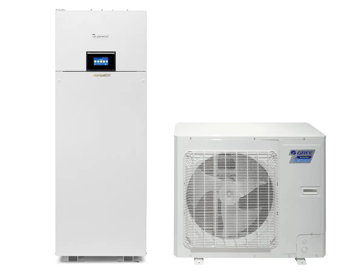 Pompă de căldură sistem split aer-apă Gree VERSATI III ALL IN ONE GRS-CQ10Pd/NhH-E (Putere 10 kw) + boiler de 200 litri