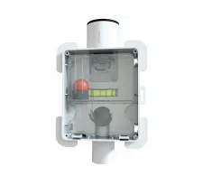 Sifon pentru condens cu bila, vedere frontală