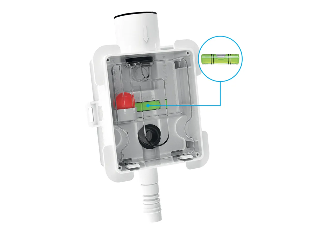 Sifon pentru condens cu bila, cu garda de apa