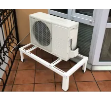 Exemplu de utilizare a unui suport de podea pentru unitatea exterioara