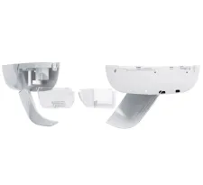 Vedere laterală și din spate a pompei pentru evacuarea condensului de sub sistemul split SORRISO, exemplu de atașare la unitatea interioară