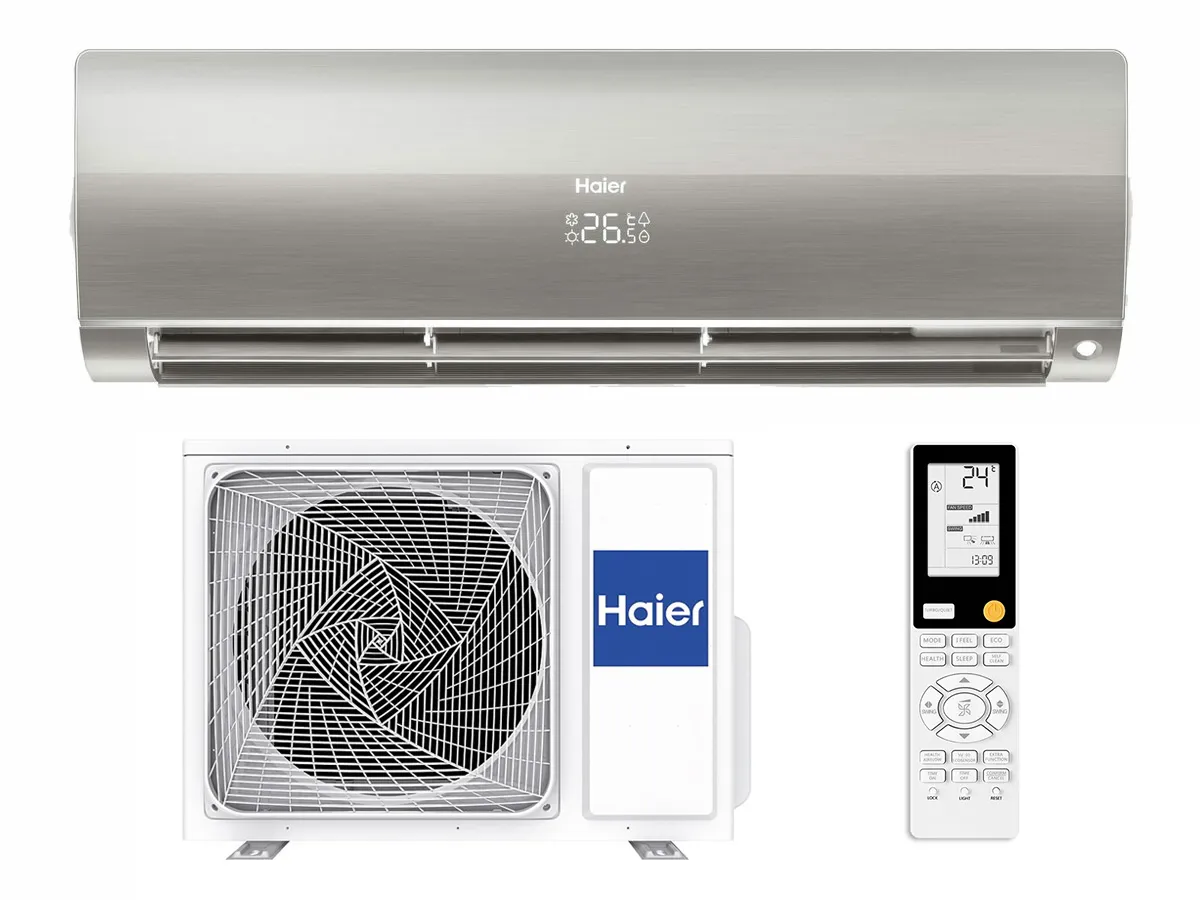Climatizator HAIER FLEXIS Plus DC Inverter R32 Super Match 9000BTU (gri lucios)