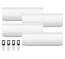 Set sistemului de climatizare Haier cu 4 unitati interioare