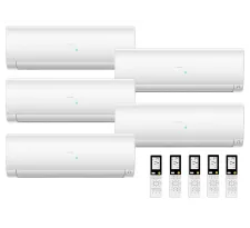 Set sistemului de climatizare Haier cu 5 unitati interioare